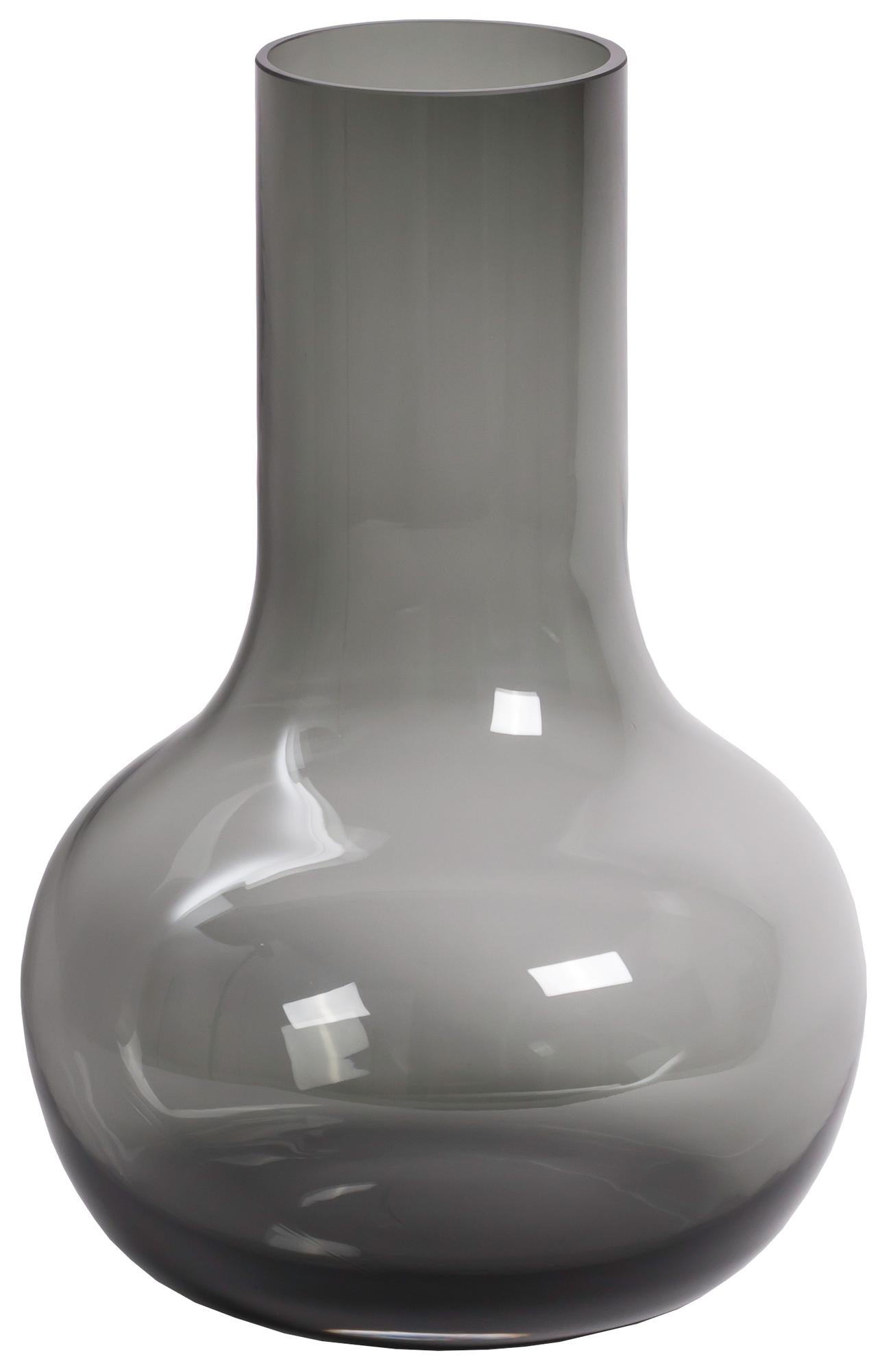 Vase Glas - S - H37 W25 - Seim - Grey