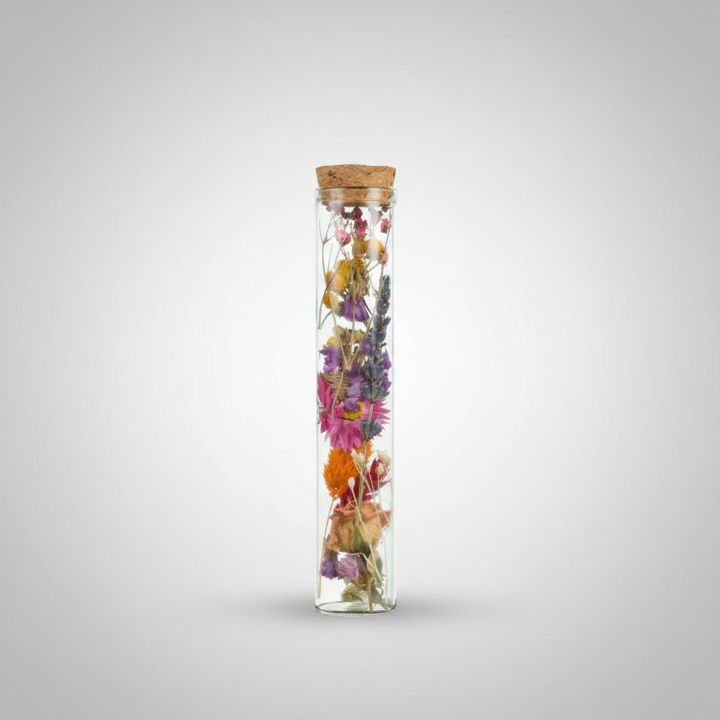Getrocknete Blumen - Wish Bottle Medium - Multi - 6 Stücke - ↕15cm