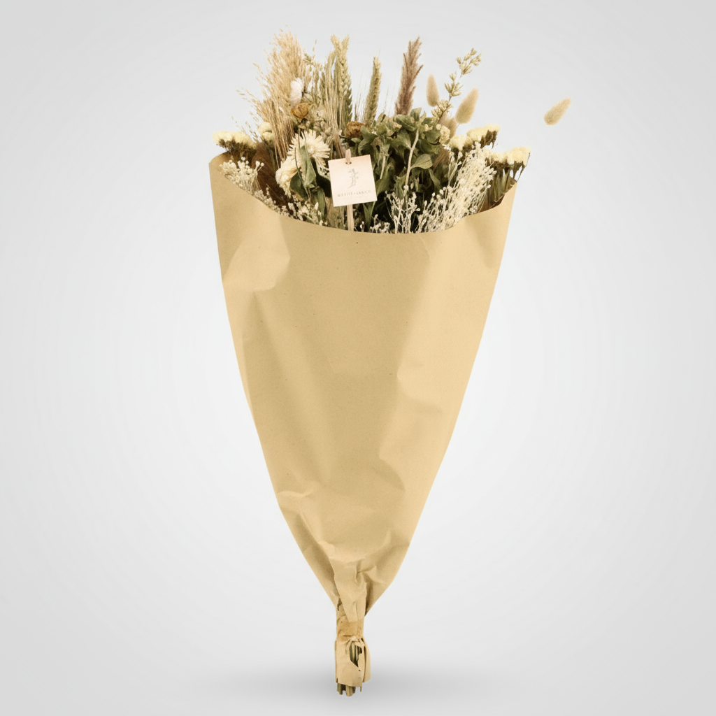 Trockenblumen Feldblumenstrauß Natürlich - Ø25cm - ↕60cm