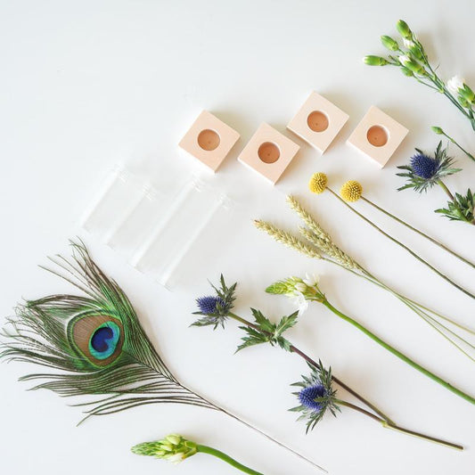 Flower Fest - Briefkastenblumen, inkl. Vasen und Ständer