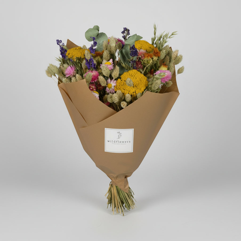 Getrocknete Blumen - Classic Bouquet - Multi - 4 Blumensträuße - ↕60cm