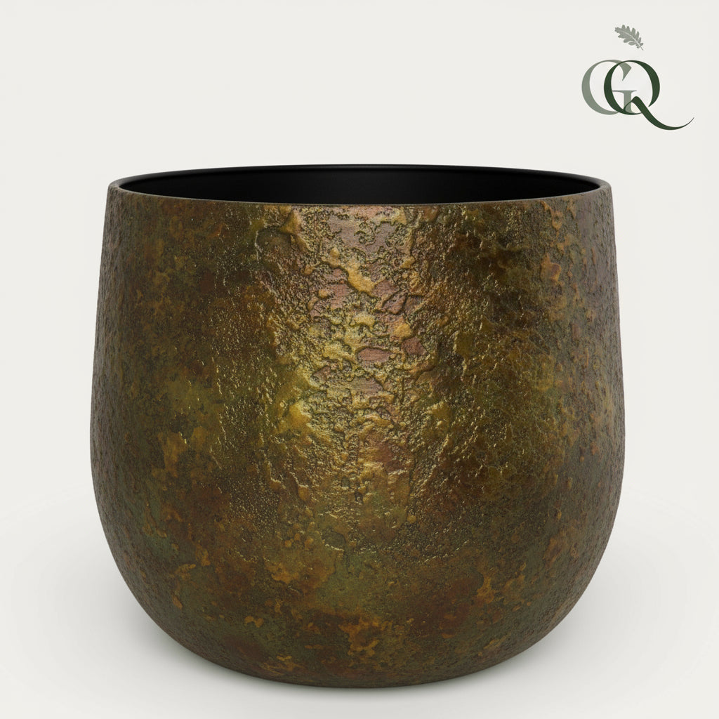 Pot - Koper -Elisa vintage green - L - H32 W39