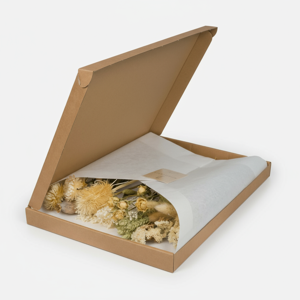 Trockenblumen im Briefkasten  - Natural