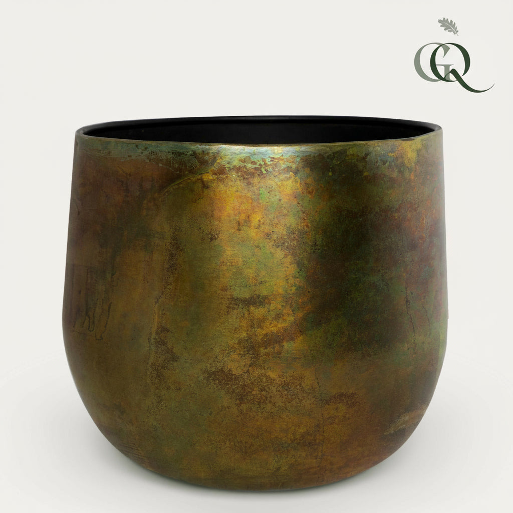 Pot - Koper -Elisa vintage green - M - H24 W29